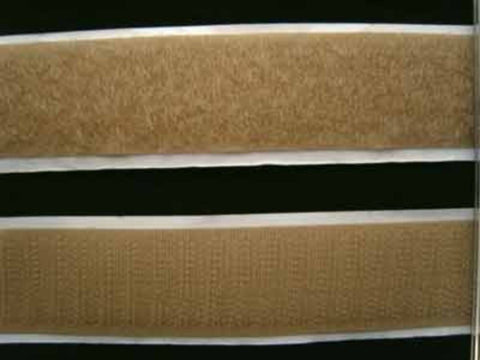 HL32 25mm Beige Self Adhesive Hook and Loop Fastening Tape - Ribbonmoon