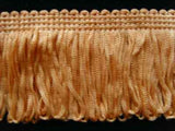 FT1024 55mm Dusky Peach Dense Looped Dress Fringe - Ribbonmoon