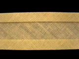 BB241 25mm Pale Butter 100% Cotton Bias Binding Tape - Ribbonmoon