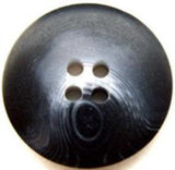 B10845 23mm Charcoal, Black, Grey and Natural Soft Sheen 4 Hole Button - Ribbonmoon