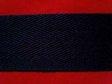 WTAPE14 38mm Navy Herringbone Twill Tape 100% Cotton Webbing - Ribbonmoon