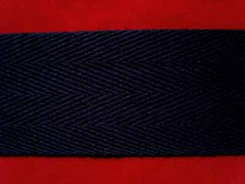 WTAPE14 38mm Navy Herringbone Twill Tape 100% Cotton Webbing - Ribbonmoon