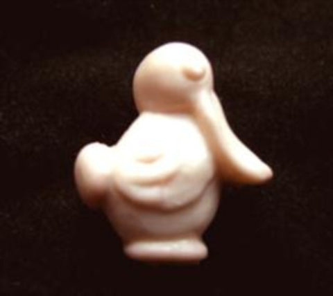 B17788 16mm Pale Peach Bird Shaped Novelty Shank Button - Ribbonmoon