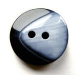 B17739 20mm Frosted Navy Chunky Gloss 2 Hole Button - Ribbonmoon