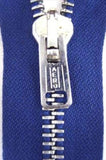 Z3687 51cm Dusky Royal Blue Metal Teeth No.5 Open End Zip - Ribbonmoon