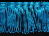 FT1700 58mm Kingfisher Blue Looped Dress Fringe - Ribbonmoon