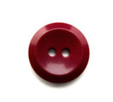 B14972 16mm Burgundy Gloss 2 Hole Button - Ribbonmoon