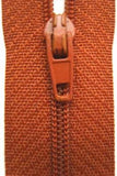 Z4357 18cm Sinopia Brown Nylon No.3 Closed End Zip - Ribbonmoon