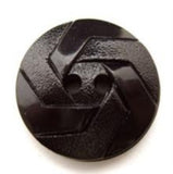 B10599 20mm Black 2 Hole Button - Ribbonmoon