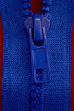 Z2573 63cm Dark Royal Blue Chunky Plastic Teeth No.6 Open End Zip - Ribbonmoon