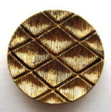 B14795 21mm Gilded Antique Brass Poly Textured Shank Button - Ribbonmoon