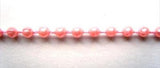 PT67 3mm Dark Rose Pink Strung Pearl, Bead String Trimming - Ribbonmoon