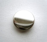 B9001 15mm Silver Plain Metal Blazer Shank Button - Ribbonmoon