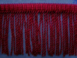 FT790 6cm Burgundy Thin Bullion Fringe - Ribbonmoon