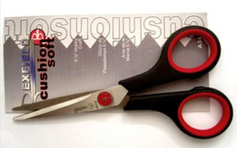 SCISSOR25 5.5" Inch Hobby Craft Cushion Soft Scissors