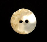 B11889 17mm Pearl Ivory Textured Shell Effect 2 Hole Button - Ribbonmoon