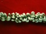 FT1054 10mm Pale Khaki Green Looped Braid Trimming with a Wired Base - Ribbonmoon