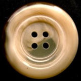 B6733 28mm Brown and Creams Aaran Chunky Gloss 4 Hole Button - Ribbonmoon