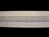 BB067 16mm Bridal White 100% Cotton Bias Binding - Ribbonmoon