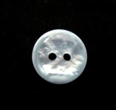B13178 14mm Tonal Blues Shell Effect 2 Hole Button