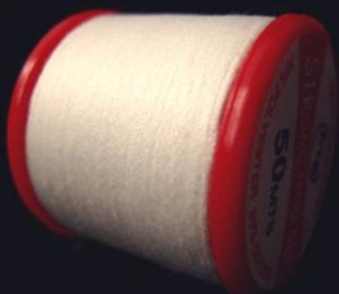 Strong Sewing Thread Cream 502 Multi Purpose,70% polyester, 30% cotton - Ribbonmoon