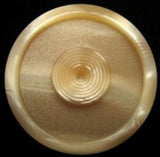 B15419 27mm Tonal Aaran Beige Shimmery Shank Button - Ribbonmoon