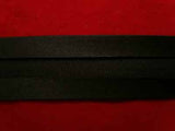 BB215 19mm Black Satin Bias Binding - Ribbonmoon