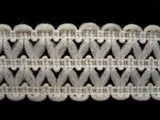 FT1728 27mm Bridal White Soft Wooly Braid Trimming