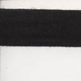 CT05 19mm Black Thin Cotton Tape - Ribbonmoon