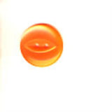 B16858 16mm Bright Light Orange Polyester Fish Eye 2 Hole Button - Ribbonmoon