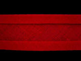 BB050 25mm Cherry Red 100% Cotton Bias Binding Tape