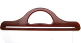 BAGHAND20 Amber Brown Bag Handles, 32cm x 9cm, Pair - Ribbonmoon