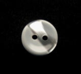 B11501 12mm Light Grey and Pearl Variegated Polyester 2 Hole Button - Ribbonmoon