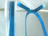 R2130 7mm Royal Blue Thin Metallic Lurex Ribbon by Berisfords - Ribbonmoon