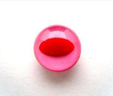 TM12 12mm Pink and Red Eye for Teddy Bear, Toymaking Etc