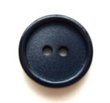 B8163 16mm Navy Matt Centre 2 Hole Button - Ribbonmoon