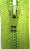Z3405 56cm Lime Green Nylon No.3 Closed End Zip - Ribbonmoon