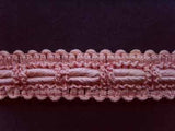 FT1049 18mm Dusky Rose Pink Woven Braid Trimming - Ribbonmoon