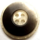 B10552 25mm Marble Effect with an Iridescence 4 Hole Button - Ribbonmoon