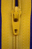 Z1959 YKK 25.5cm Bright Golden Straw Nylon No.3 Closed End Zip - Ribbonmoon