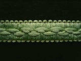 FT1071 17mm Dusky Apple Green Braid Trimming - Ribbonmoon