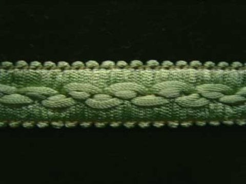 FT1071 17mm Dusky Apple Green Braid Trimming - Ribbonmoon