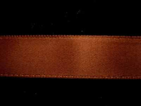 R2987 13mm Milk Chocolate Brown Single Faced Satin Ribbon by Offray