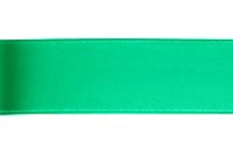R5085 22mm Bright Jade Green Single Face Satin Ribbon - Ribbonmoon