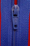 Z1376 20cm Deep Dark Royal Blue Nylon No.3 Closed End Zip - Ribbonmoon