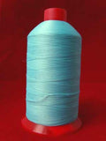 ST104 Turquoise Blue 80's Bulk Polyester Overlocking Thread Cone