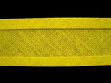 BB245 25mm Lemon Yellow 100% Cotton Bias Binding Tape