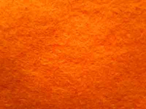 FELT09 12" Inch Orange Felt Sqaure, 30% Wool, 70% Viscose - Ribbonmoon