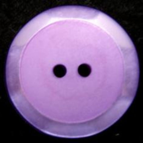B7816 23mm Lilac Iced Matt Centre 2 Hole Button - Ribbonmoon