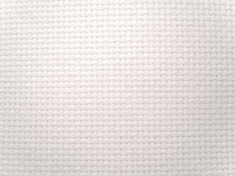 Aida 100% Cotton Needlework Fabric, White 14 Count, 25cm x 33cm - Ribbonmoon